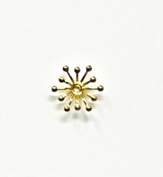 Metal flower (gold)