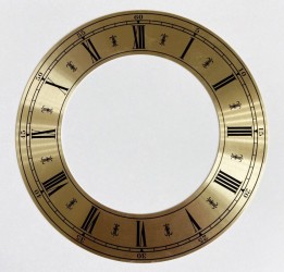 Skaičiai laikrodžiui (metalinė plokštelė)